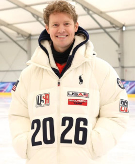 Winter Olympics 2026 Evan Bates Team USA Jacket