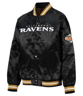 Baltimore Ravens Black Varsity Jacket