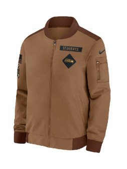 Seattle Seahawks Brown Jacket