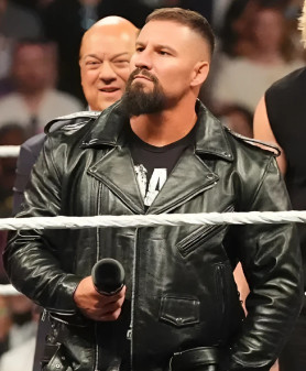 Bron Breakker Monday Night RAW 2026 Leather Jacket