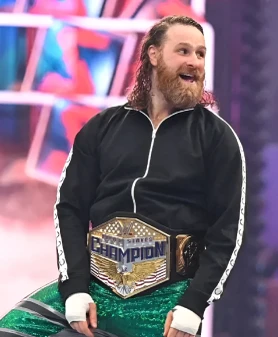 Sami Zayn WrestleMania 42 Black Jacket