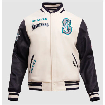 White Seattle Mariners Jacket