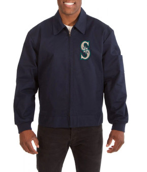 Seattle Mariners Workweat Navy Blue Jacket