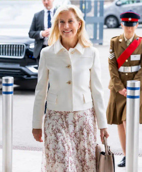 Sophie Airbus Defence and Space 2026 White Jacket