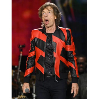 Michael Jagger The Rolling Stones Leather Jacket