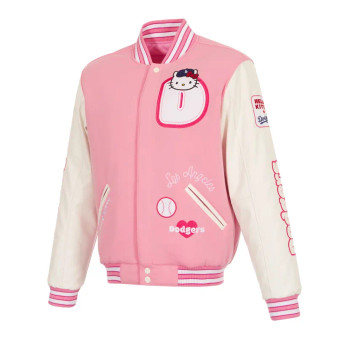 LA Dodgers Hello Kitty Pink Jacket