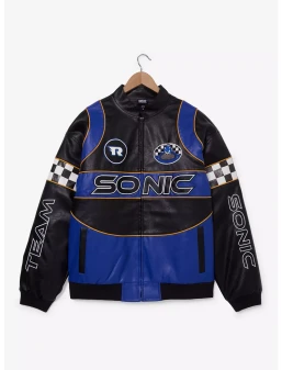Sonic The Hedgehog Leather Jacket