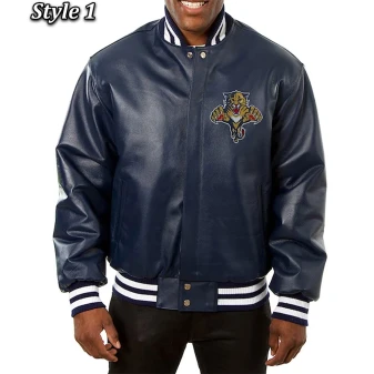 Florida Panthers Leather Jacket