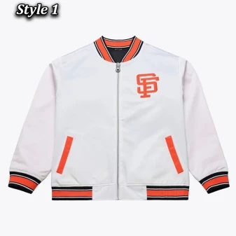 San Francisco Giants Satin Bomber Jacket