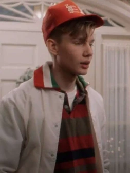 Danny Warhol Home Alone Pizza Boy White Jacket