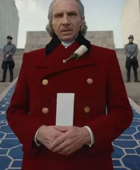 Ralph Fiennes Sunrise on the Reaping 2026 Coat