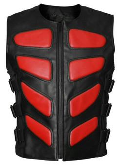 Halloween Bug Eye Leather Vest