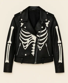 Halloween Skeleton Black Jacket
