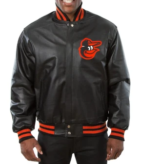 Baltimore Orioles Leather Jacket
