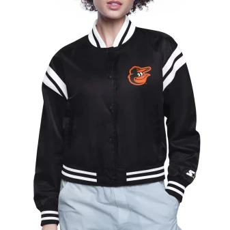 Baltimore Orioles Printed Logo Full-Snap Jacket