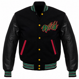 Minnesota Wild Varsity Leather Jacket
