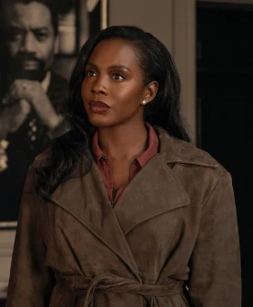 Deborah Ayorinde Fightland Suede Jacket
