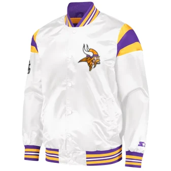 White Minnesota Vikings Jacket