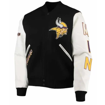 Minnesota Vikings Logo Varsity Jacket