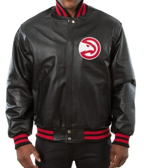 Atlanta Hawks Black Jacket