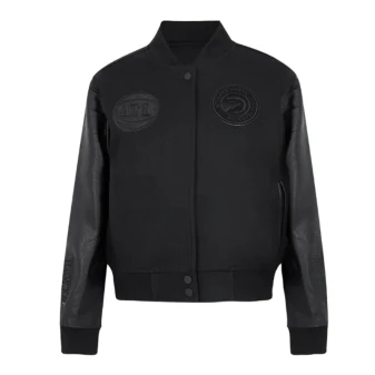 Atlanta Hawks Triple Black Jacket