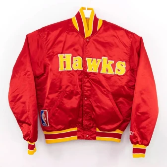Atlanta Hawks Vintage Red Jacket
