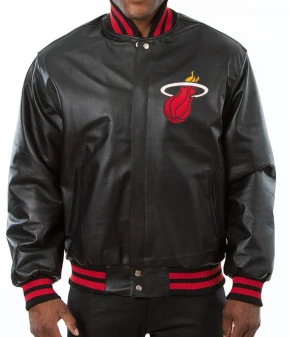 Miami Heat Leather Jacket