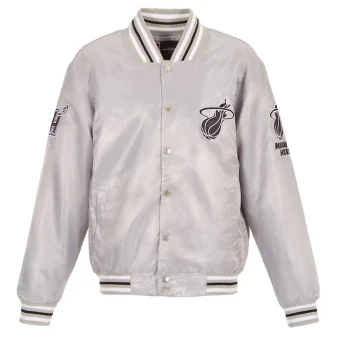 Miami Heat Silver Jacket
