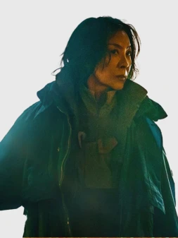 Olwen Blade Runner 2099 Michelle Yeoh Blue Jacket