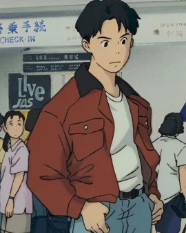 Taku Morisaki Ocean Waves Bomber Jacket