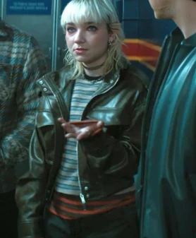 Julia Sarah Stone Off Campus Leather Jacket