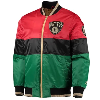 Brooklyn Nets Black History Month 75th Anniversary Jacket