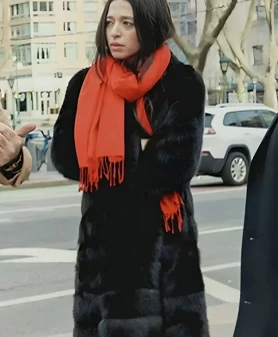 Mikey Madison Anora Fur Coat