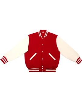 Red and White Varsity Jacket