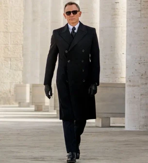 Spectre James Bond Black Coat