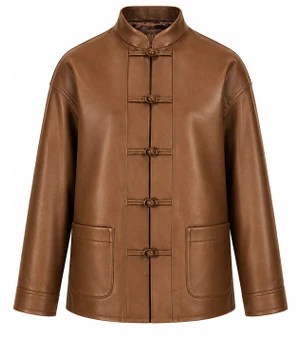 Shanghai Tang Leather Chinese New Year Jacket