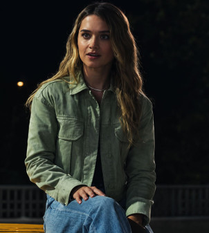 Carrie S01 Chris Hargensen Green Jacket