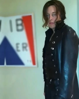 Elon Musk Leather Trench Coat