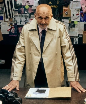 Luciano Spalletti Juventus x Adidas Trench Coat