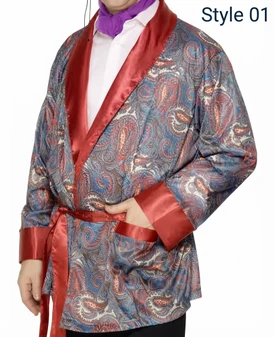 1920s smoking jacket Robe