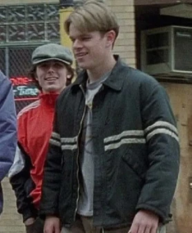 Matt Damon Good Will Hunting Leather Jacket