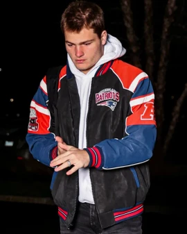 Drake Maye Patriots Jacket