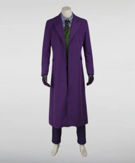 Joaquin Phoenix Joker Suede Leather Coat