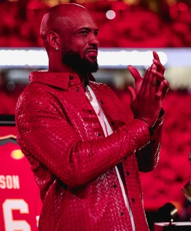 Chiefs Hall of Fame Derrick Johnson Leather Jacket