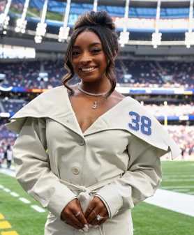 Simone Biles Tottenham Hotspur Stadium Coat