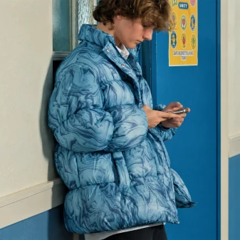 Student Geek Girl S01 Puffer Jacket