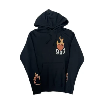 Juice WRLD Burning Hearts Hoodie