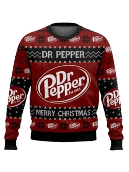 Dr Pepper Ugly Christmas Sweater
