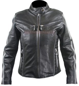 Superman Smallville Men's Black And Blue Leather Jacket