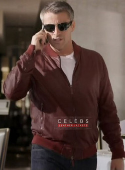 Matt LeBlanc Episodes Bomber Leather Jacket 1